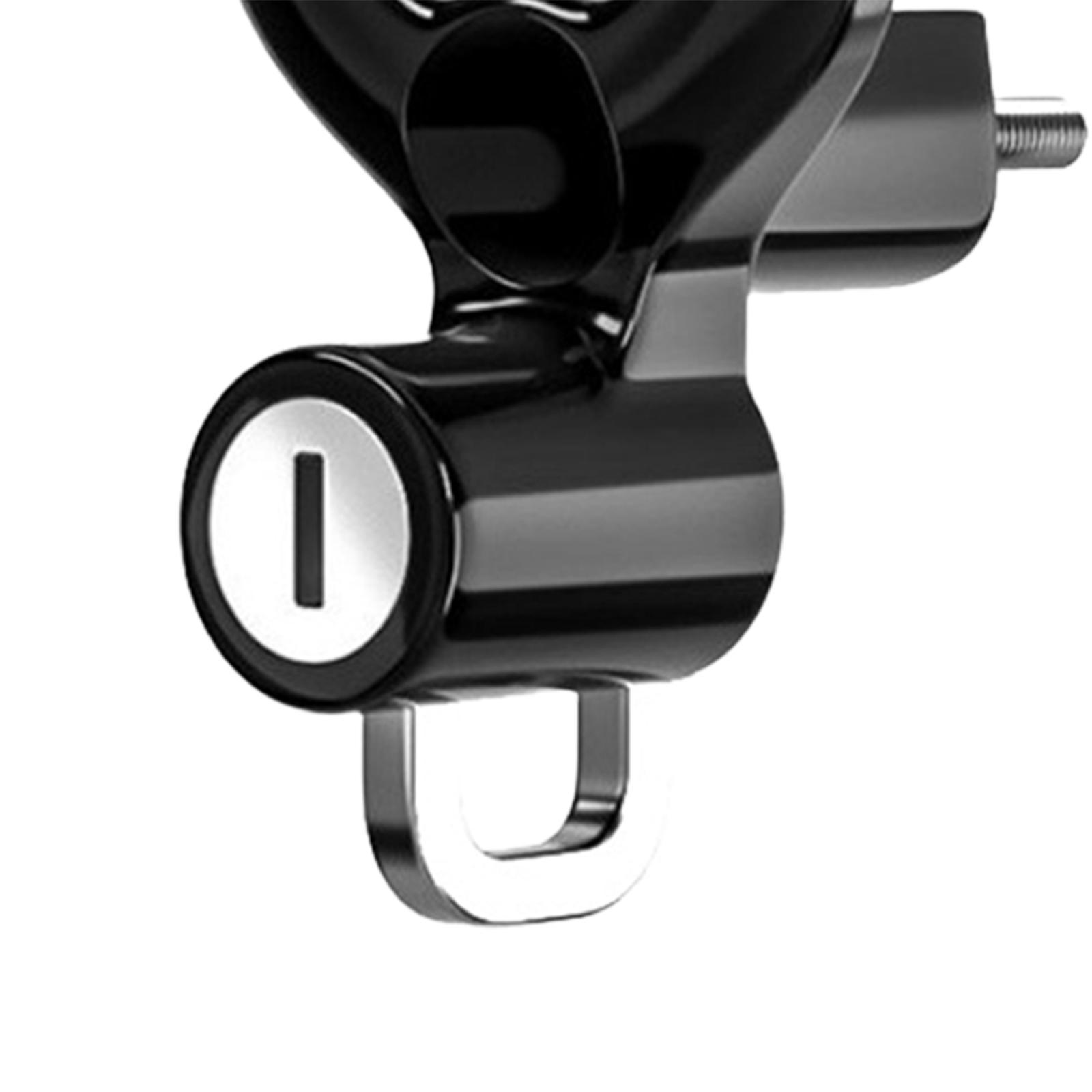 Motorcycle Lock Hook Waterproof Anti Rust Easy Installation Universal