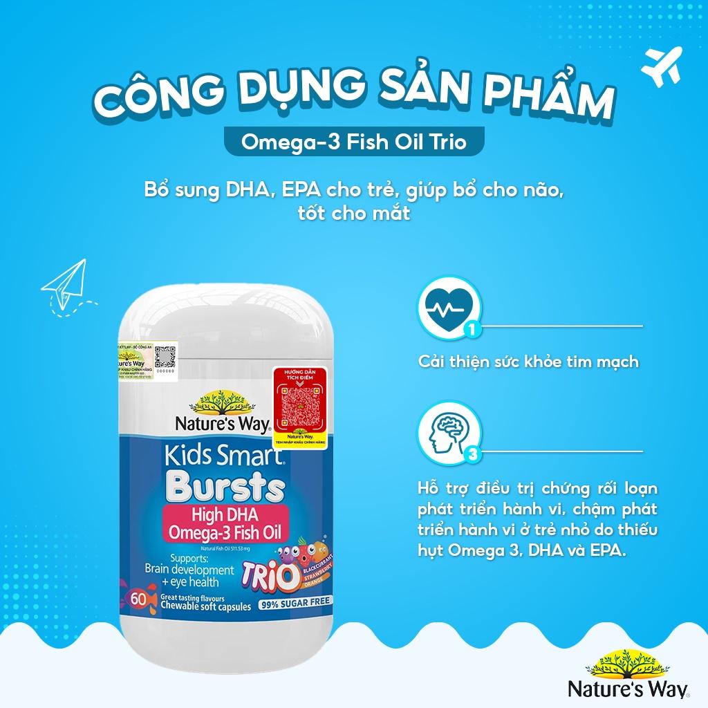 Bộ 3 Thông Minh, Khỏe Mạnh Và Bứt Phá Chiều Cao Vượt Trội NATURE'S WAY Cho Bé Từ 2 Tuổi