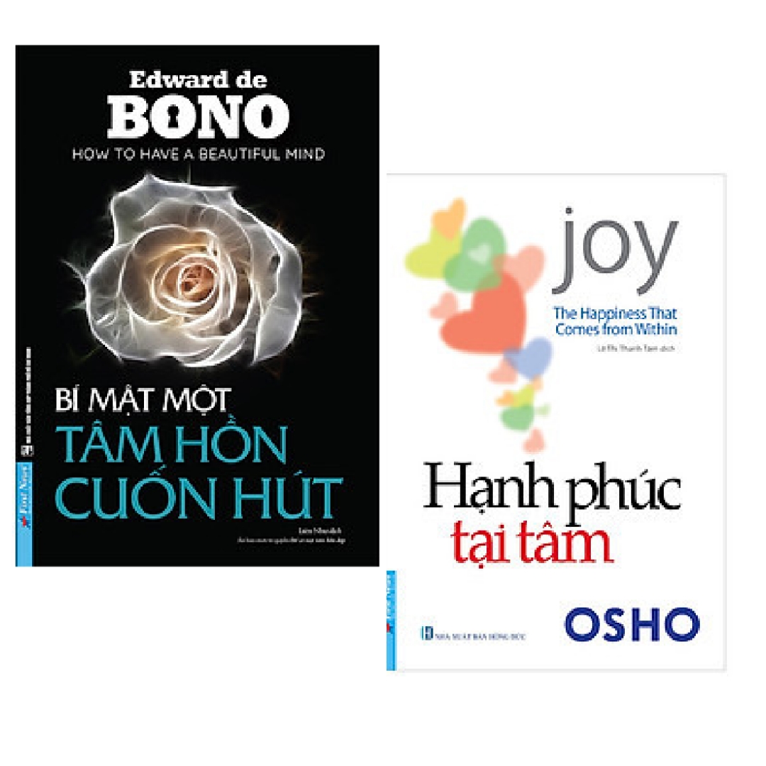 Combo 2 cuốn: Bí Mật Một Tâm Hồn Cuốn Hút + Hạnh Phúc Tại Tâm +Bookmark AHA
