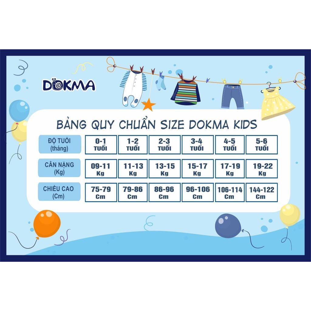 Dokma Quần đùi cộc cotton bé trai 2-6 tuổi DQ933