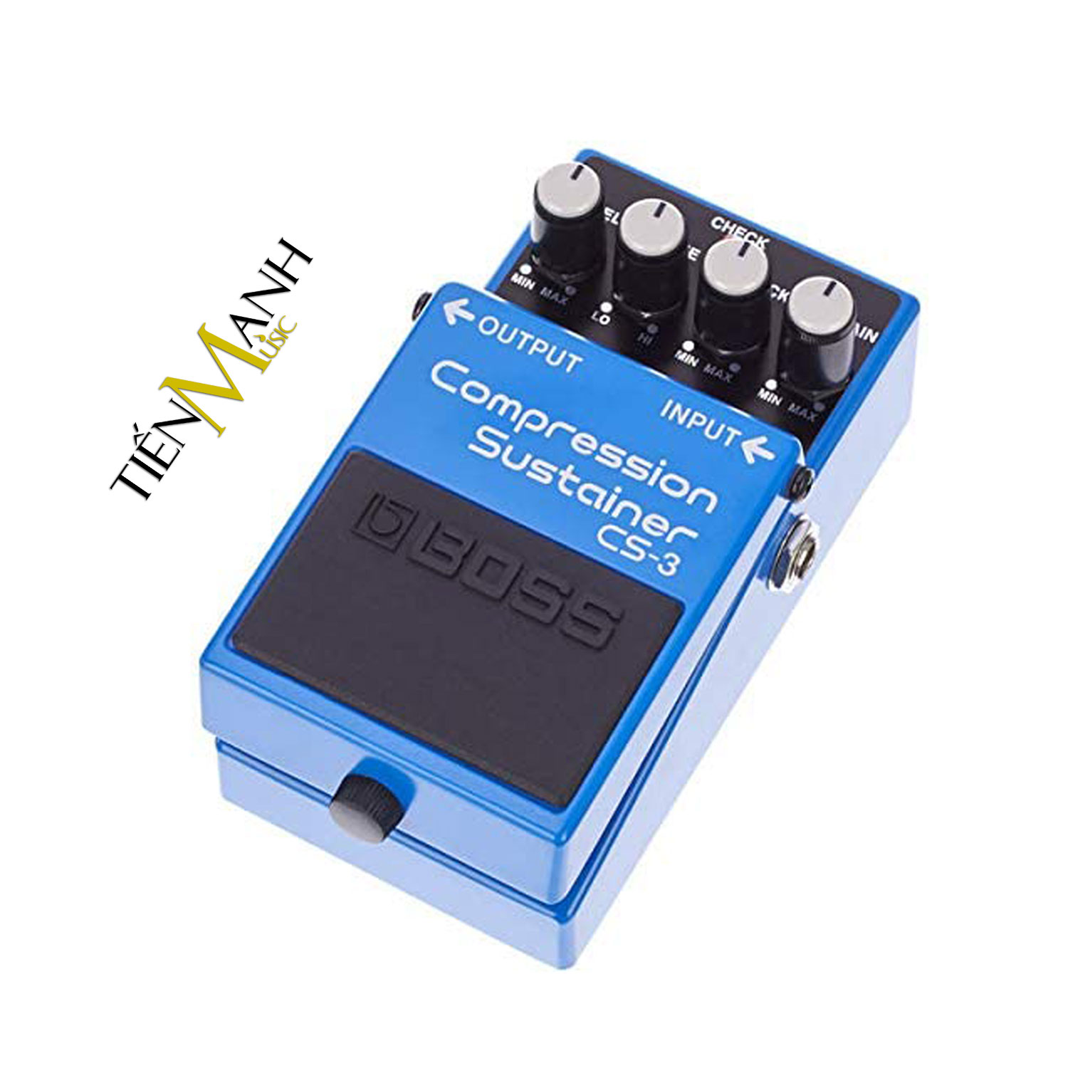 Phơ Guitar Boss CS-3 Compression Sustainer - Bàn Đạp Fuzz Pedals Effects CS3 Hàng Chính Hãng - Kèm Móng Gẩy DreamMaker