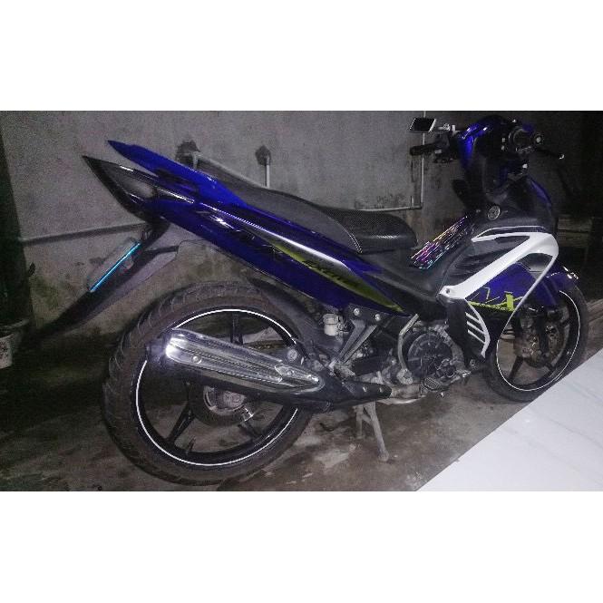 Tem exciter 135 MX xanh crom