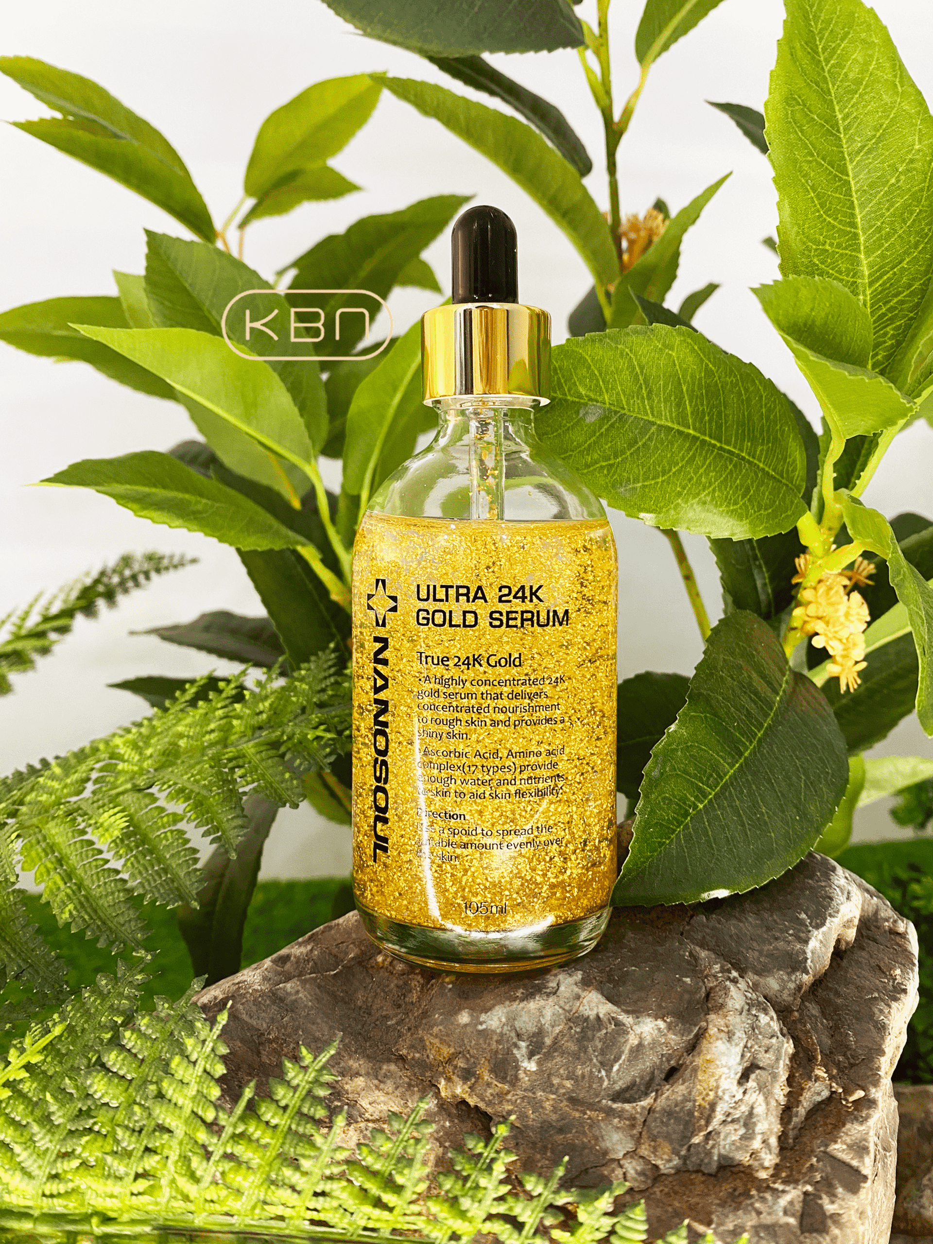 Tinh Chất Vàng 24k Hàn Quốc - Ultra 24k Gold Serum Nanosoul - Chống Lão Hóa, Xóa Nhăn - 105ml