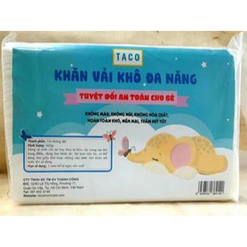 Khăn vải khô đa năng TACO 300gr