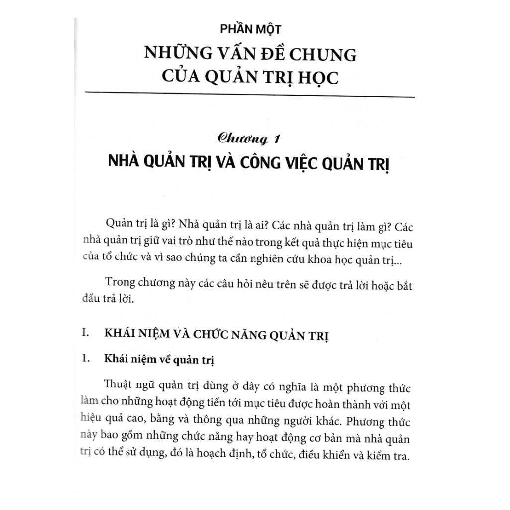 Quản trị học (Tái bản 2022)