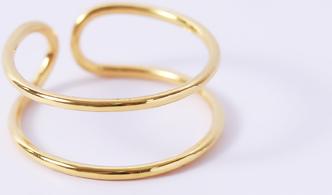 Nhẫn bạc nữ cá tính hai đai hở Gix Jewel N44