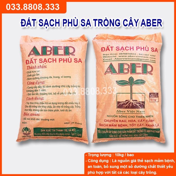 Đất phù sa dinh dưỡng ABER - Trồng rau, hoa, cây cảnh