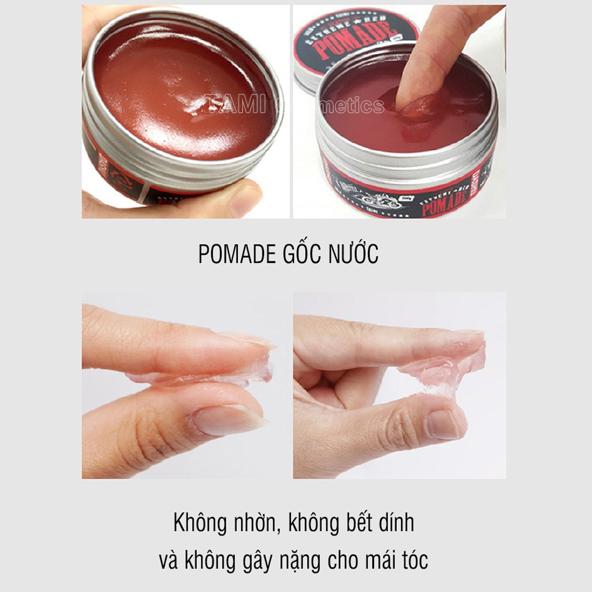 Pomade tạo kiểu tóc DASHU Extreme Red 100g sáp vuốt tóc nam Giữ nếp tốt phù hợp cho tóc xoăn JN-PM03