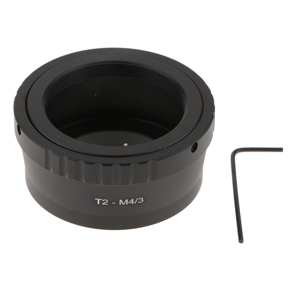 T2 Telephoto Lens to Micro 4/3 Mount Adapter for Telescope Birds Watching