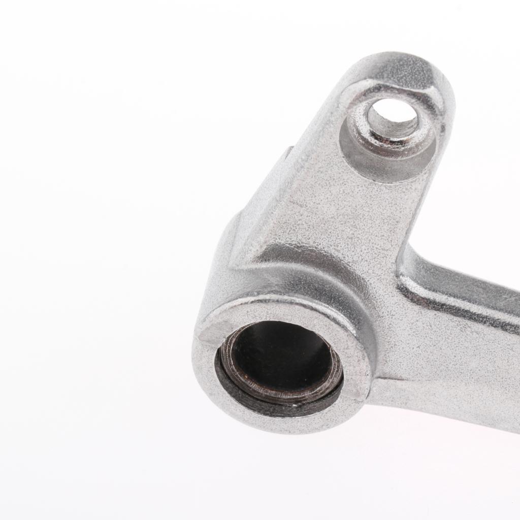 2pcs Silver Motorcycle CNC Adjustable Folding Gear Shift Lever