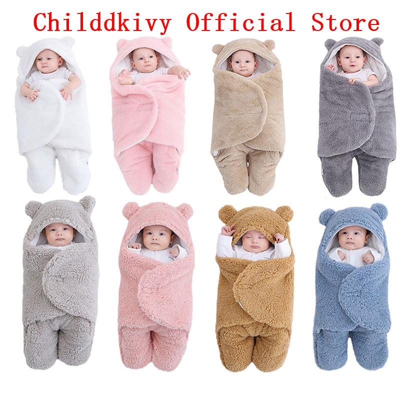 Túi Ngủ Cho Bé Cotton Dày Bé Sơ Sinh Bọc Chăn Mùa Đông Ấm Áp Sơ Sinh Bao Da Mềm Giấc Ngủ Của Trẻ Sơ Sinh Bao Tải 0-9 Tháng