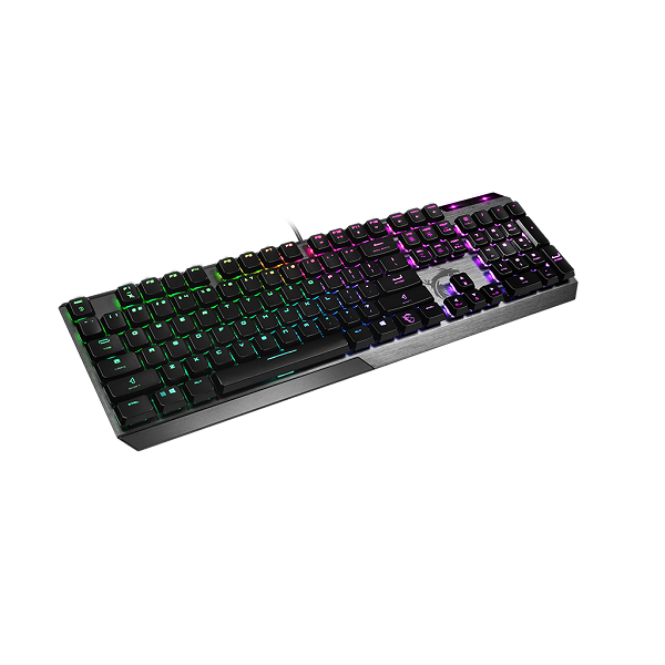 Bàn phím cơ gaming có dây MSI Vigor GK50 Low Profile US (màu đen) -Hàng chính hãng