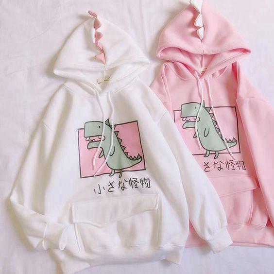 Áo Nỉ Bông Hình Cartoon Cute Hoodie tay dài ấm áp gia đình trẻ em full size unisex 3158 Store