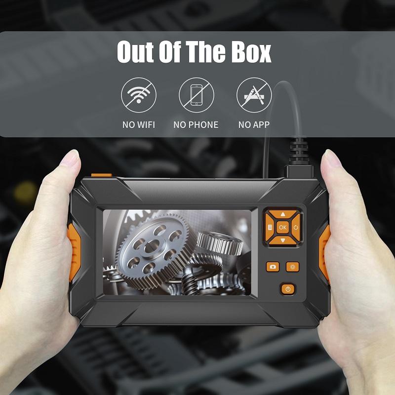 Camera Nội Soi Công Nghiệp Cầm Tay Màn Hình 4.3 ''HD1080P Đơn Kép Ba Ống Kính HD1920P Lấy Nét Tự Động Kiểm Tra Đường Ống Borescope