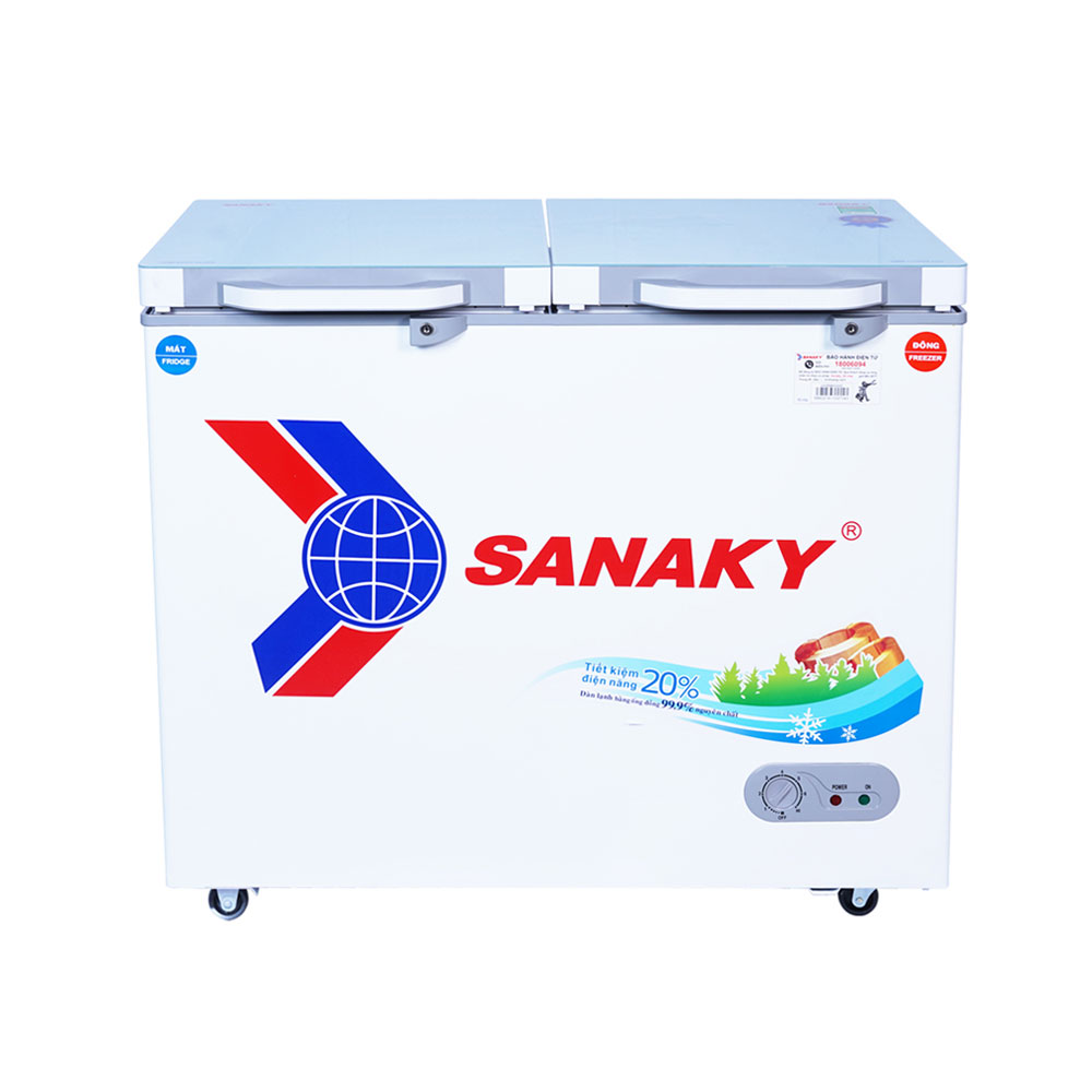 Tủ đông Sanaky VH-2899W2KD 280 lít - Hàng Chính Hãng - Chỉ Giao Hồ Chí Minh