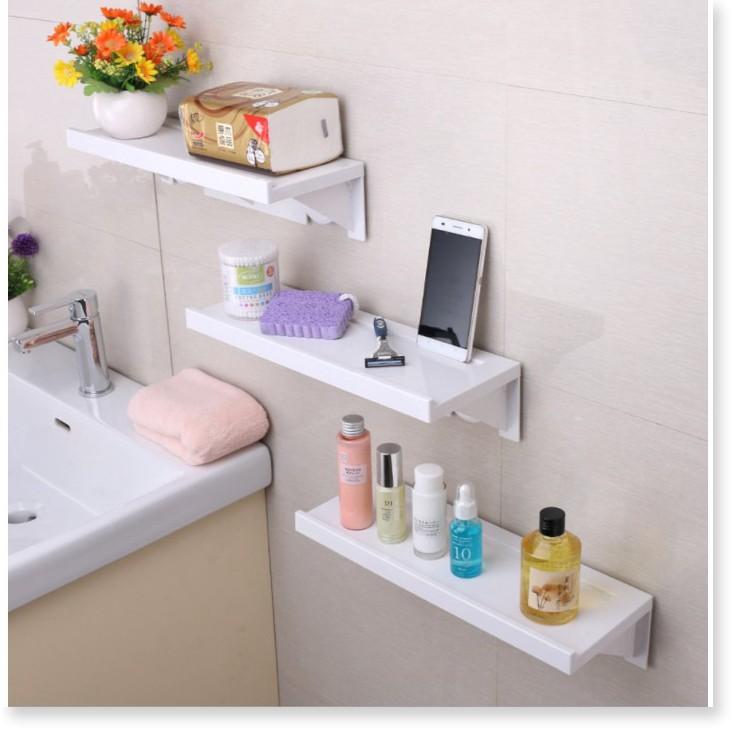 Kệ treo tường đựng đồ phòng tắm EASY HOME DIY chống nước - Bộ 2 Cái