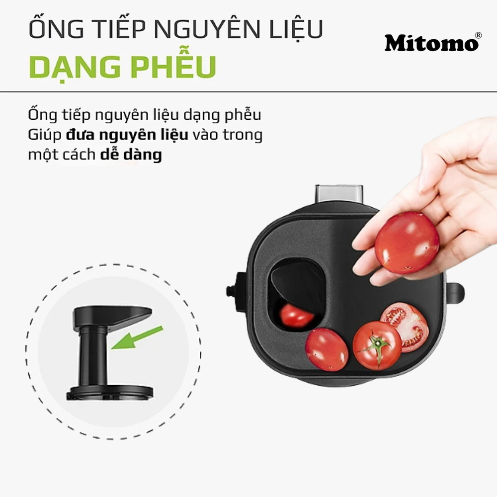 Máy Ép chậm, máy ép trái cây Mitomo EC-55 hàng chính hãng