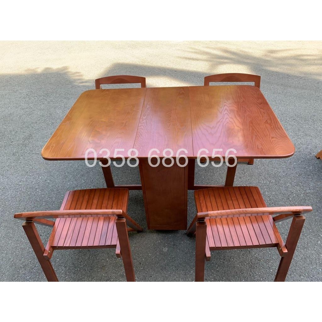 BÀN ĂN THÔNG MINH GỖ SỒI TỰ NHIÊN