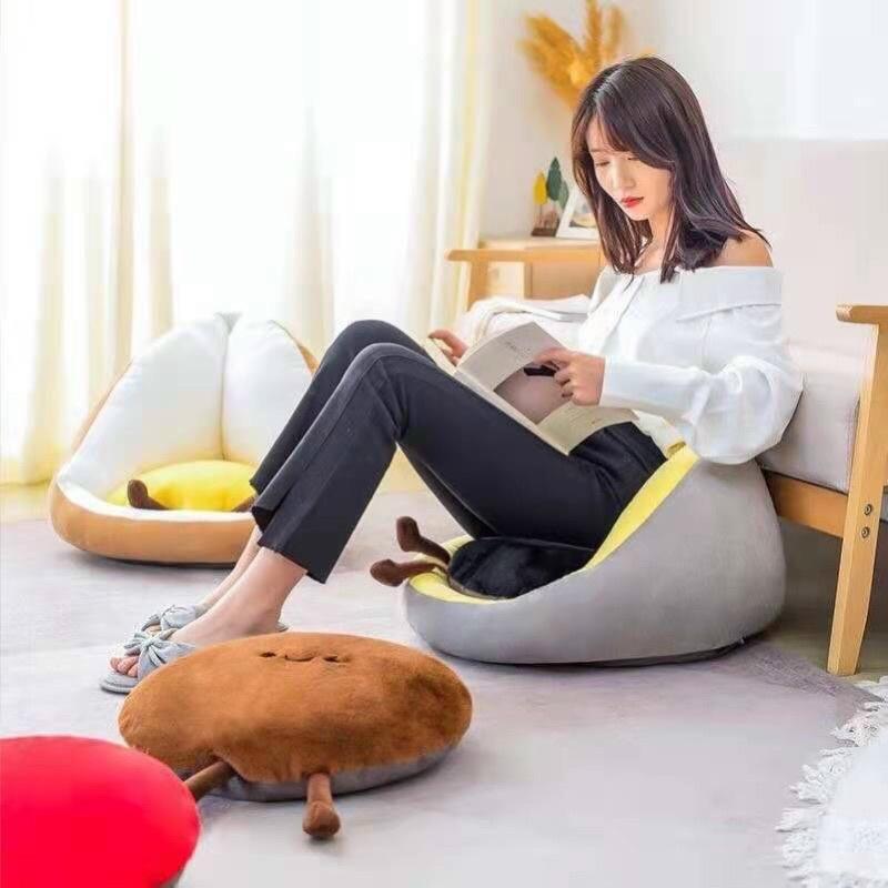 Ghế lười bông cute - Ghế dựa bông hình hoa quả loại đẹp