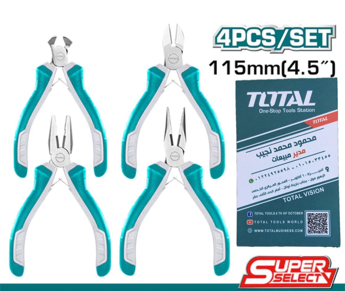 BỘ 4 KÌM MINI 4.5 INCH TOTAL THT1K0404 - HÀNG CHÍNH HÃNG