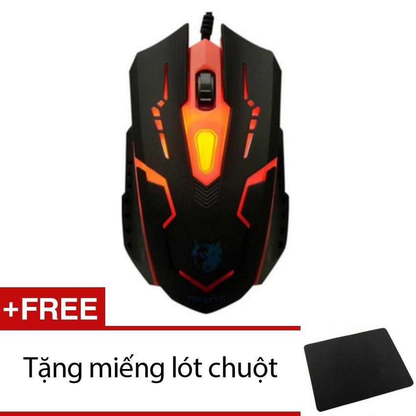 Chuột chơi game Fz X15 + Tặng miếng lót chuột -Gift DC983 P4291