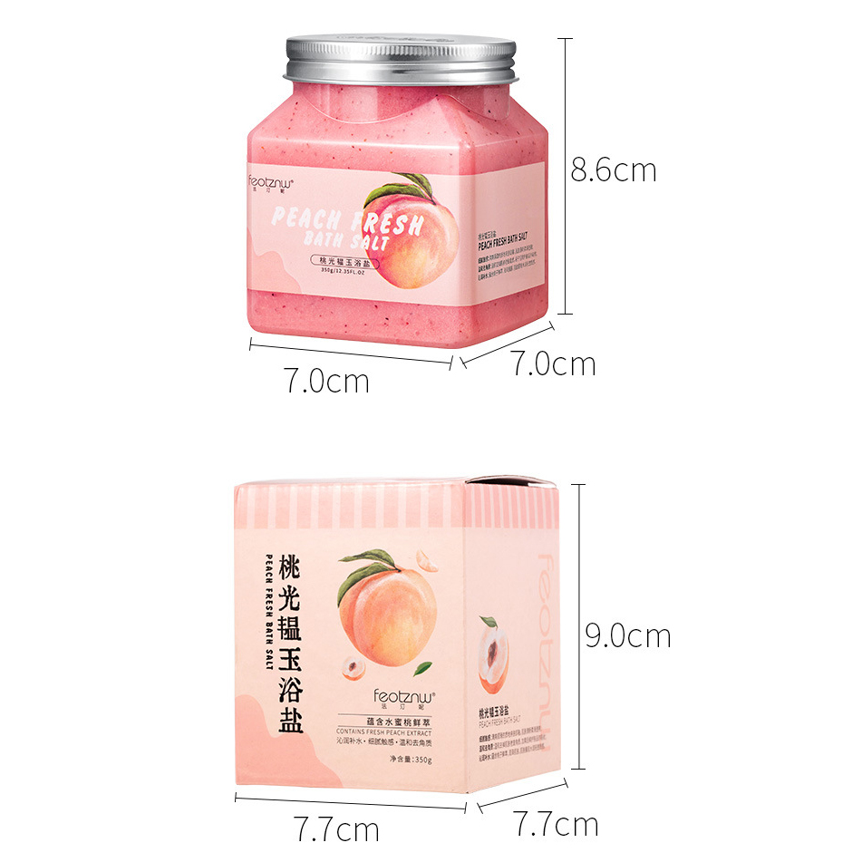 Muối tắm trắng da tẩy tế bào chết body Feotznw Bath Salt 350g