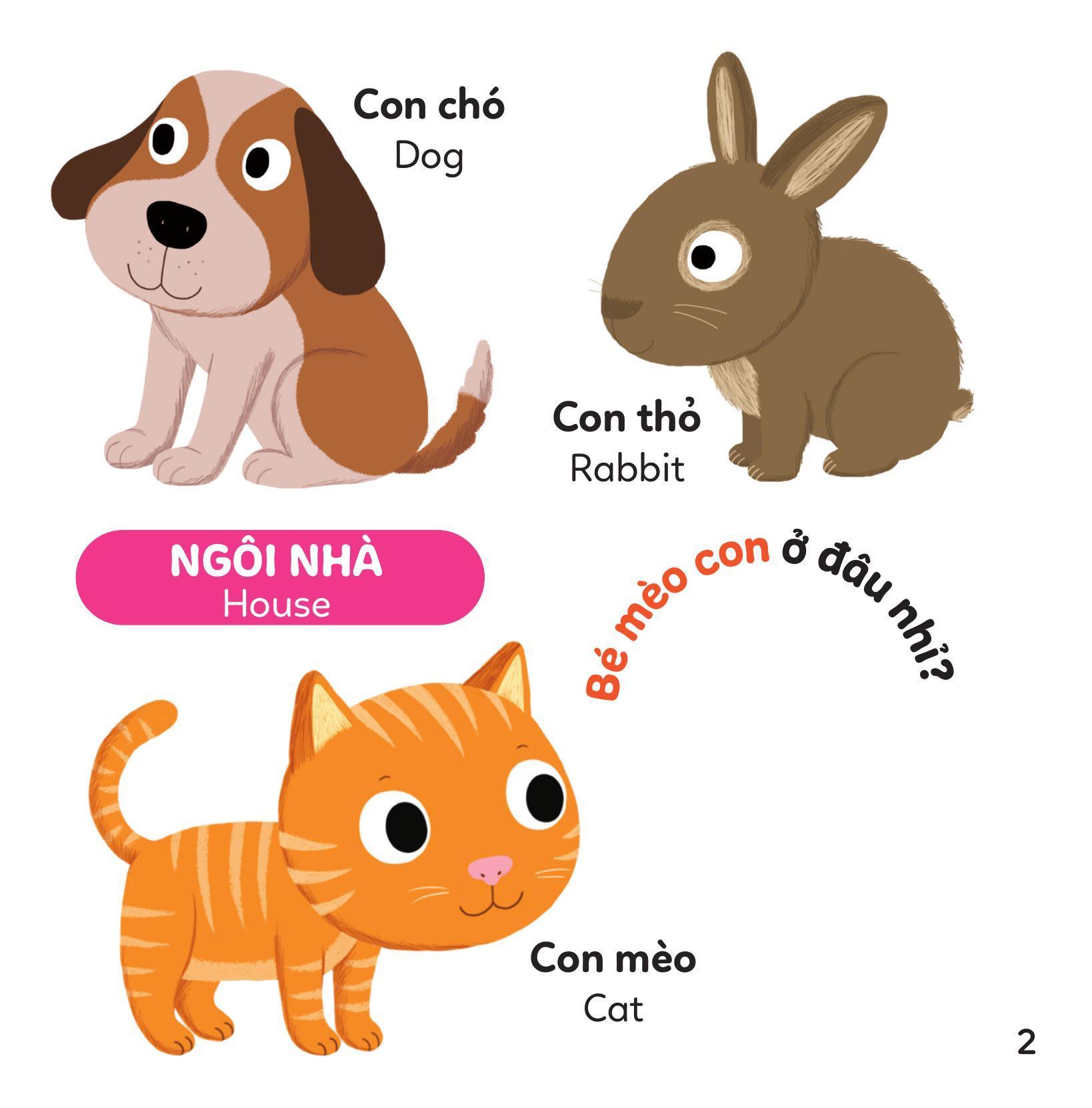 Sách - Xoay Xoay Xoay Đi Tìm - Động Vật - Bìa Cứng