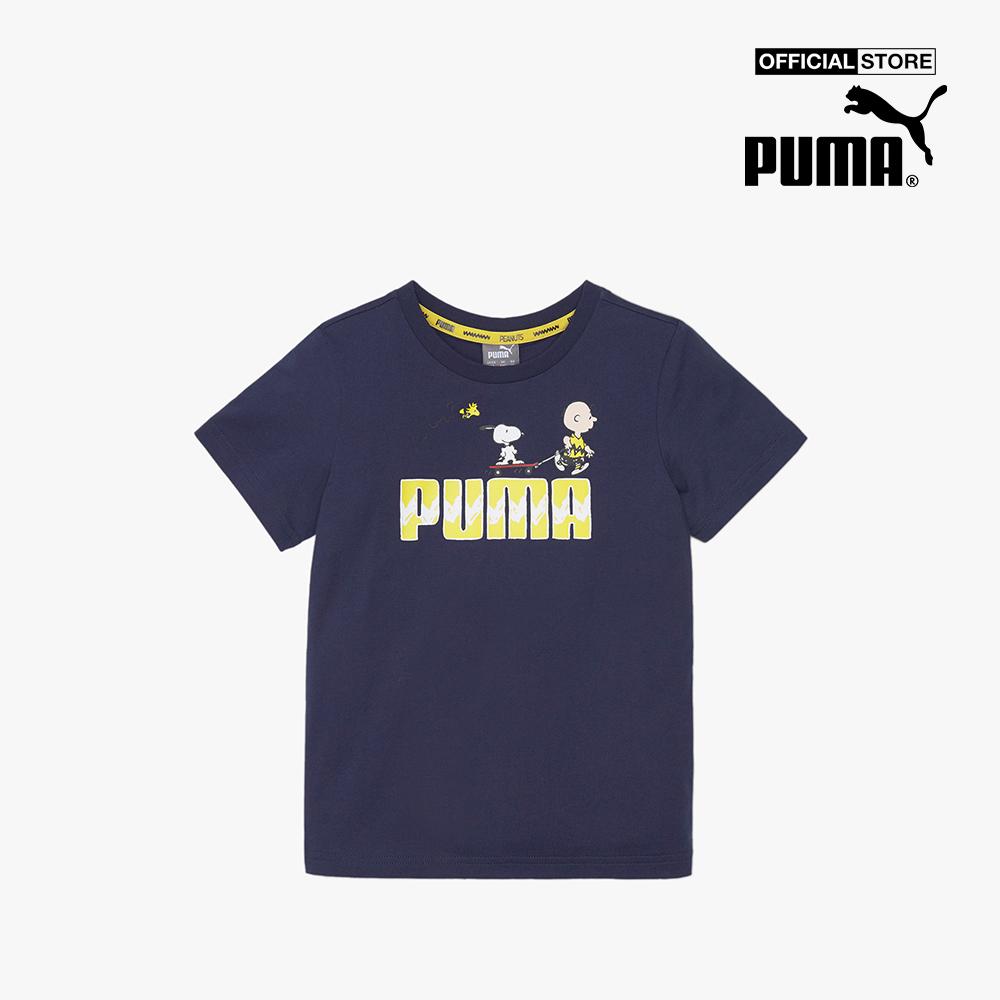 PUMA - Áo thun trẻ em PUMA X PEANUTS Graphic Tee B-599463