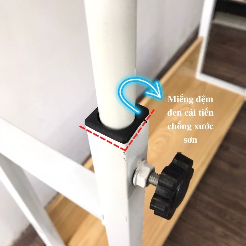Bàn làm việc đa năng thông minh điều chỉnh chiều cao tích hợp ngăn bàn chứa đồ có bánh xe di chuyển