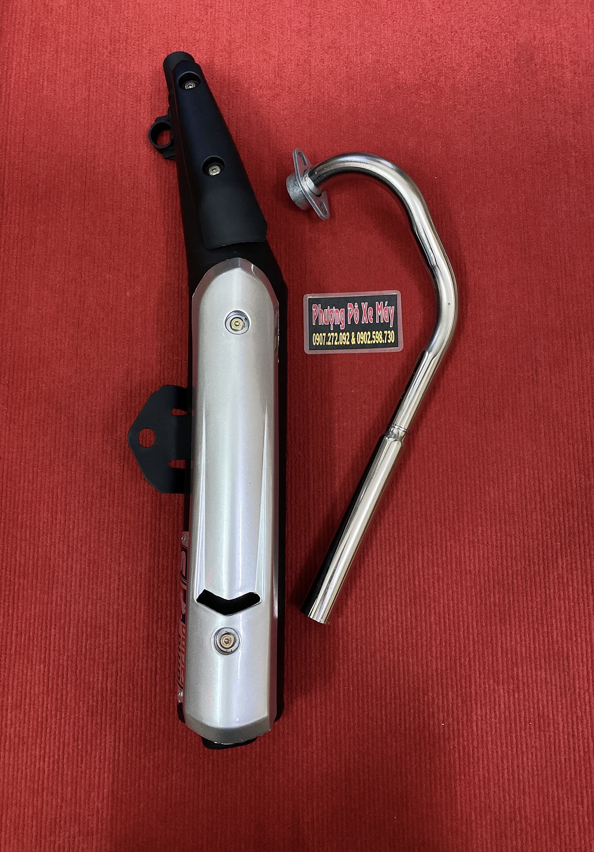 Pô TĂNG U/M/A pas Spack móc ấm KÈM CỔ dành cho EXICTER 135
