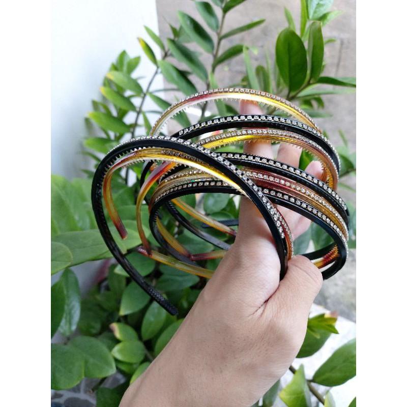 Combo 2 băng đô cài tóc đính đá dễ thương