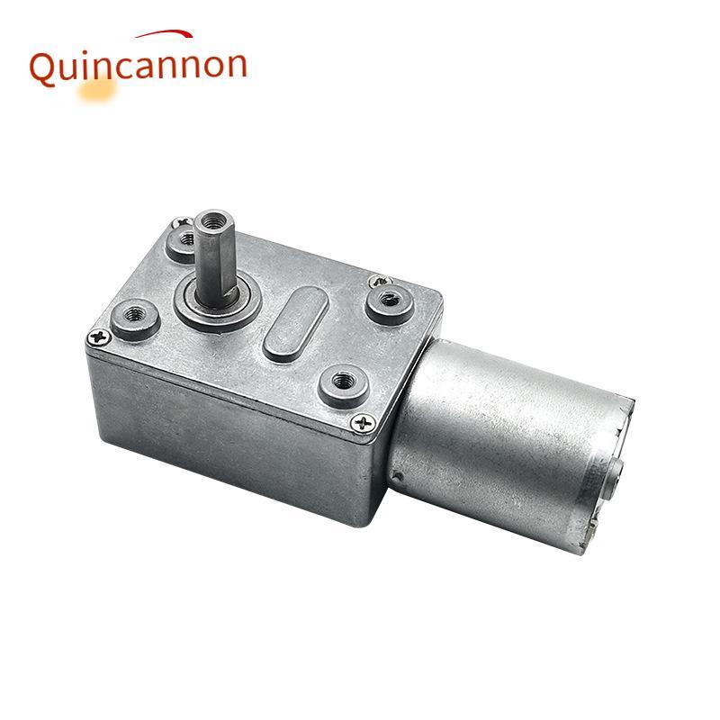 Động cơ giảm tốc trục vít không chổi than 370 DC giá thấp nhất với động cơ giảm tốc tự khóa, mô-men xoắn cao, độ bền cao và tuổi thọ cao