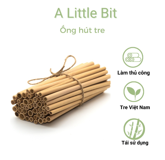 Ống hút tre thân thiện môi trường - A Little Bit