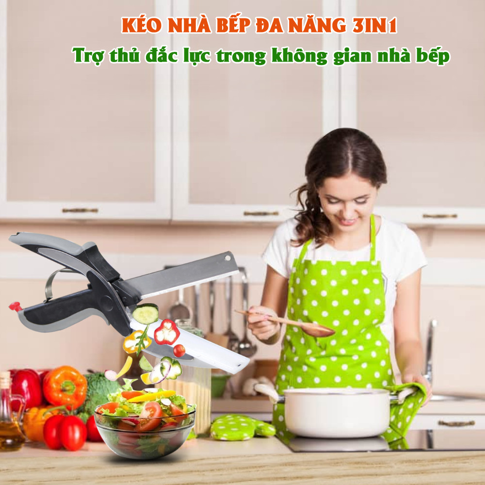 Kéo Cắt Rau Củ Quả, Thực Phẩm  Đa Năng, Tiện Dụng Cho Gia Đình