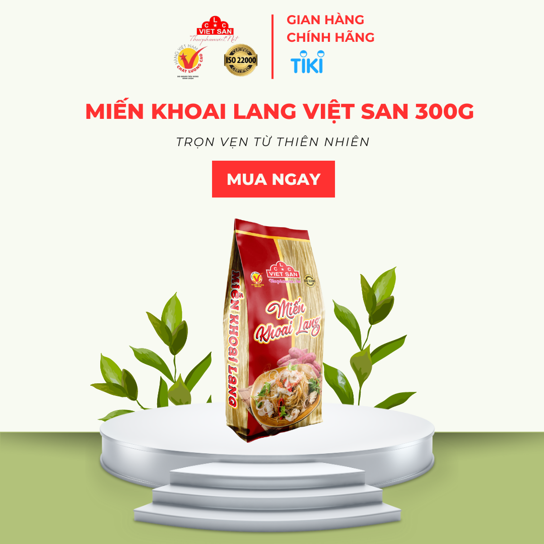 Miến Khoai Lang Việt San Sợi Dẻo Dai 300g