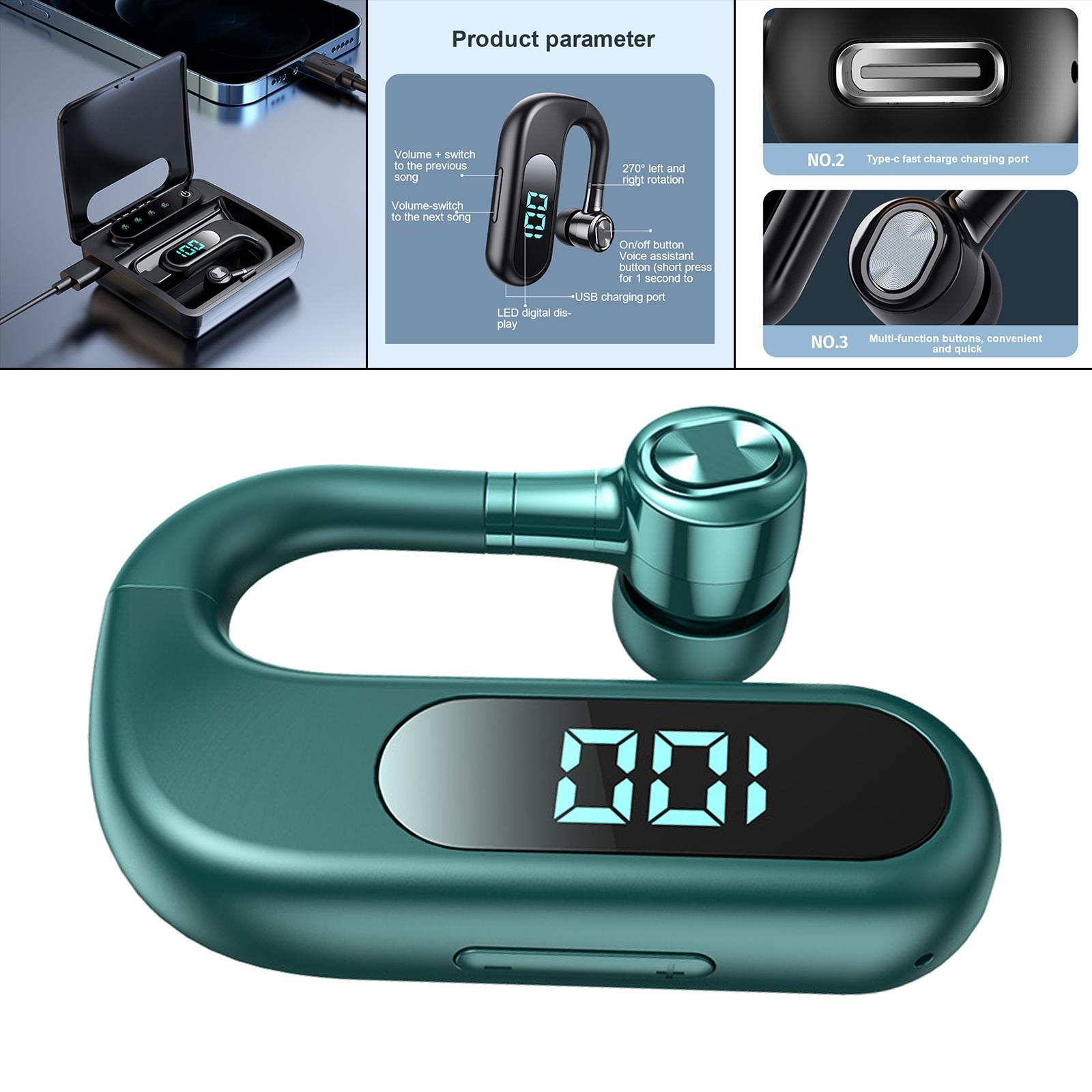 Bluetooth 5.2 Earphone Headphone Multipoint Connection with Microphone