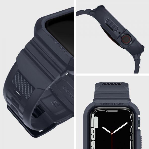 Ốp kèm dây SPIGEN Rugged Amor dành cho Apple Watch Series Chống trầy xước tăng thêm vẻ đẹp hiện đại Hàng Chính Hãng