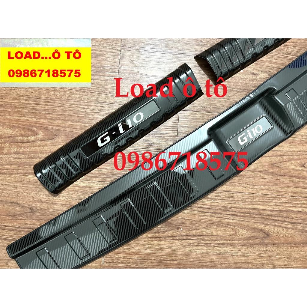 Bộ Chống Trầy Cốp Carbon Xe Huyndai I10 2023-2021 Mẫu Titan, Carbon Cao Cấp Nhất Thị Trường