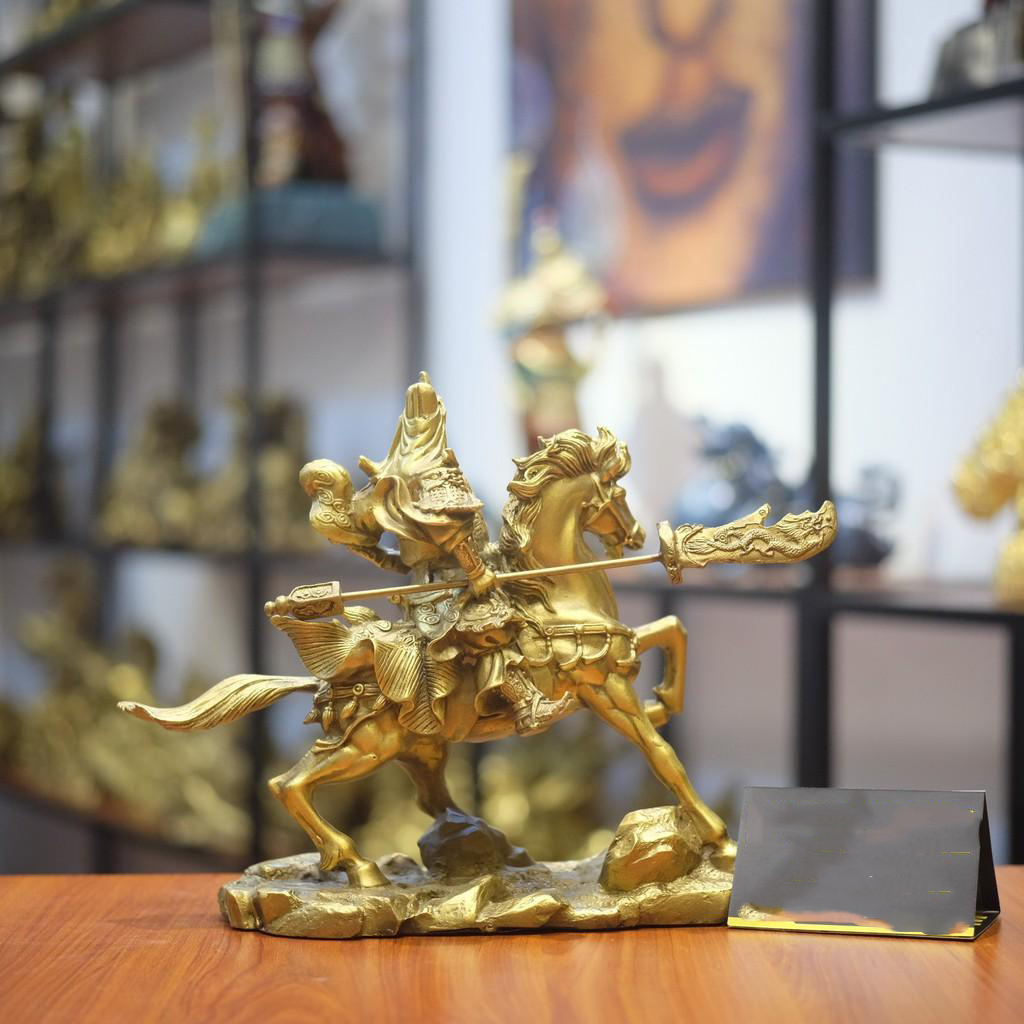 Tượng Quan Công Cưỡi Ngựa Bằng Đồng, Tượng Quan Vân Trường Bằng Đồng