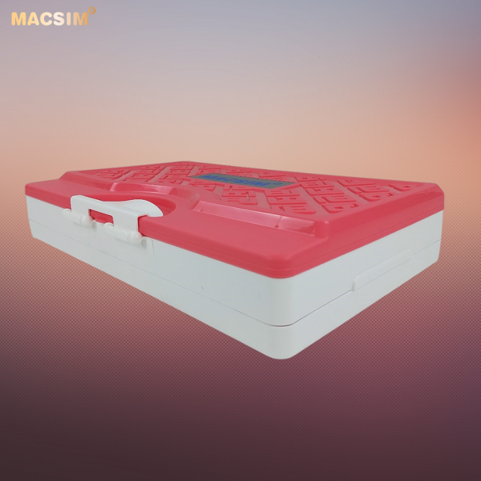 Hộp đựng đồ xếp gọn kích thước 50cm x 32cm x 31cm,nhãn hiệu Macsim,màu tím pha trắng,hồng pha trắng.