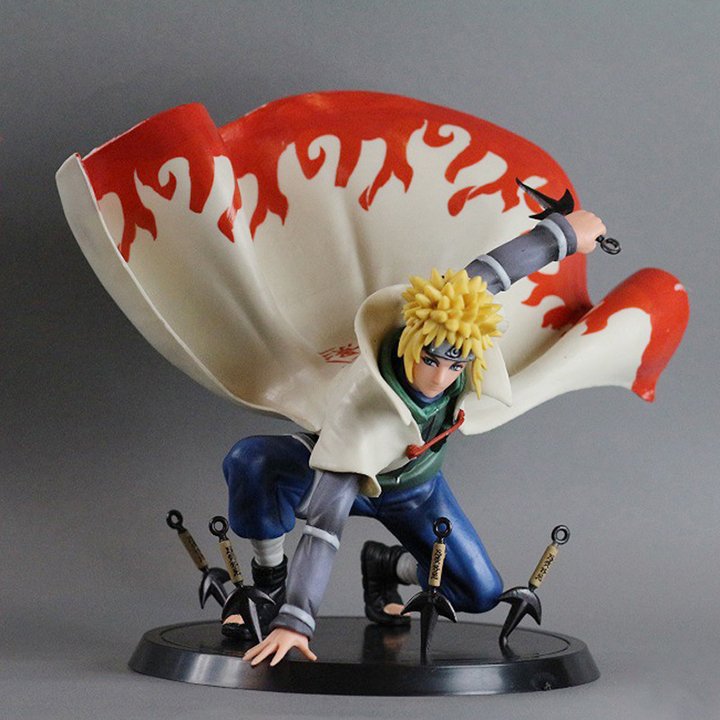 Mô Hình Minato Hokage Đệ Tứ - Và 5 Thanh Phi Lôi Thần Thuật. Đồ Chơi Mô Hình Naruto