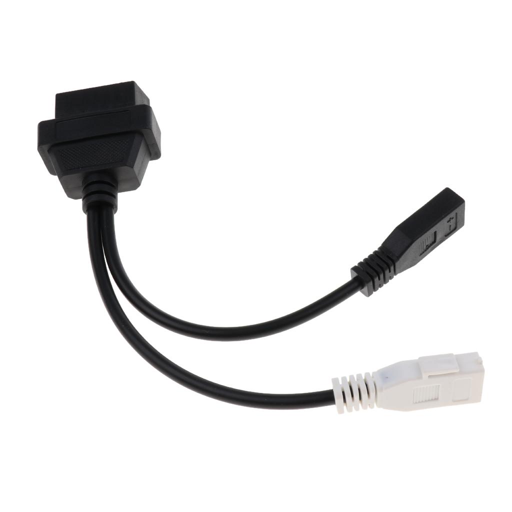 Xe Xe 2X2 Pin Adapter Giao Diện Cáp OBD2 OBDII Chuyển Đổi Bộ