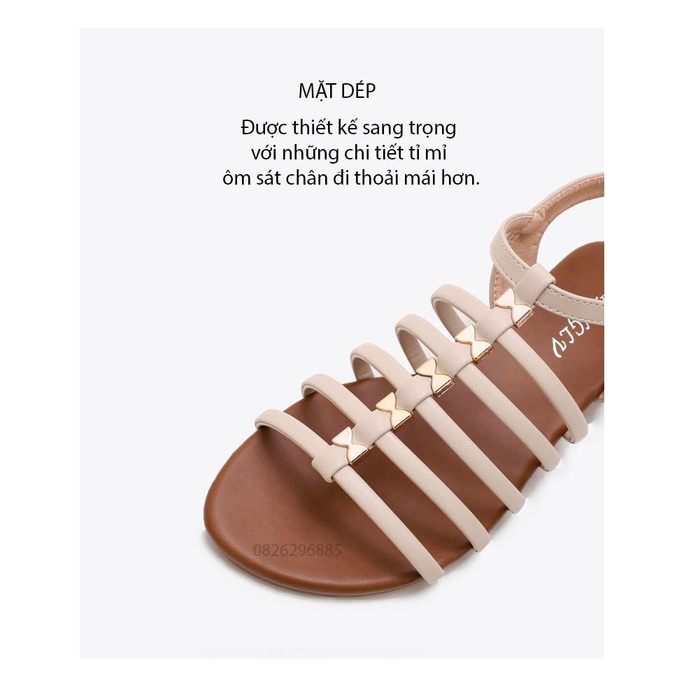 Giày quai ngang nữ giày sandals nữ dép quai hậu nữ cao 2.5 cm Mã 588-61