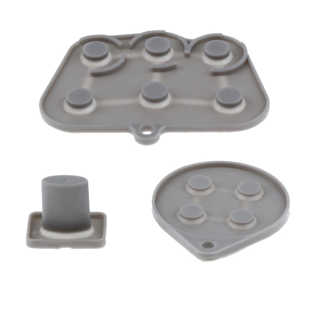 Conductive Rubber Pad Button Contacts Kit for Sega Saturn Controllers Gray- Replaced Your Scrathed or Damaged Pads