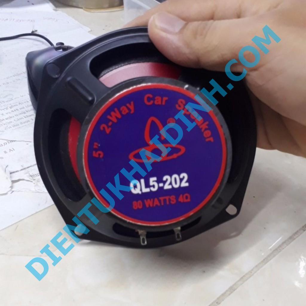 Loa màng rung, loa xe hơi 80W, 80*80*48mm, đường kính 12cm kde2434