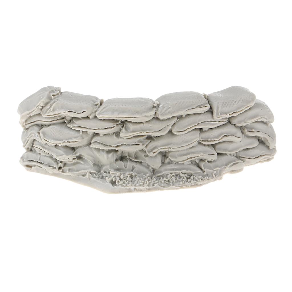 1:35 Nhựa Thế Chiến Thứ Hai Mô Hình Cảnh Phần Bao Cát Tường Tự Làm Bố Trí Không Phủ Sơn Bộ Dụng Cụ