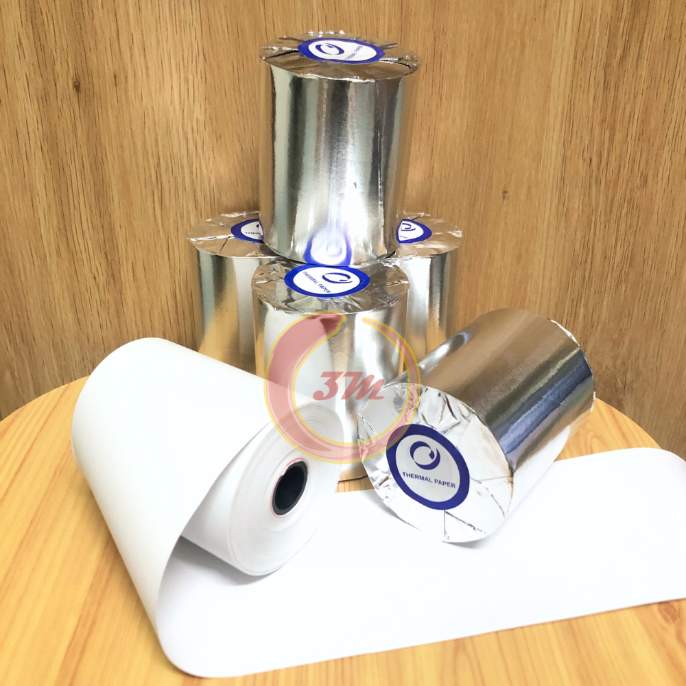 Thùng 50 cuộn GIẤY IN NHIỆT K80 giấy in hóa đơn, giấy in bill K80x65mm