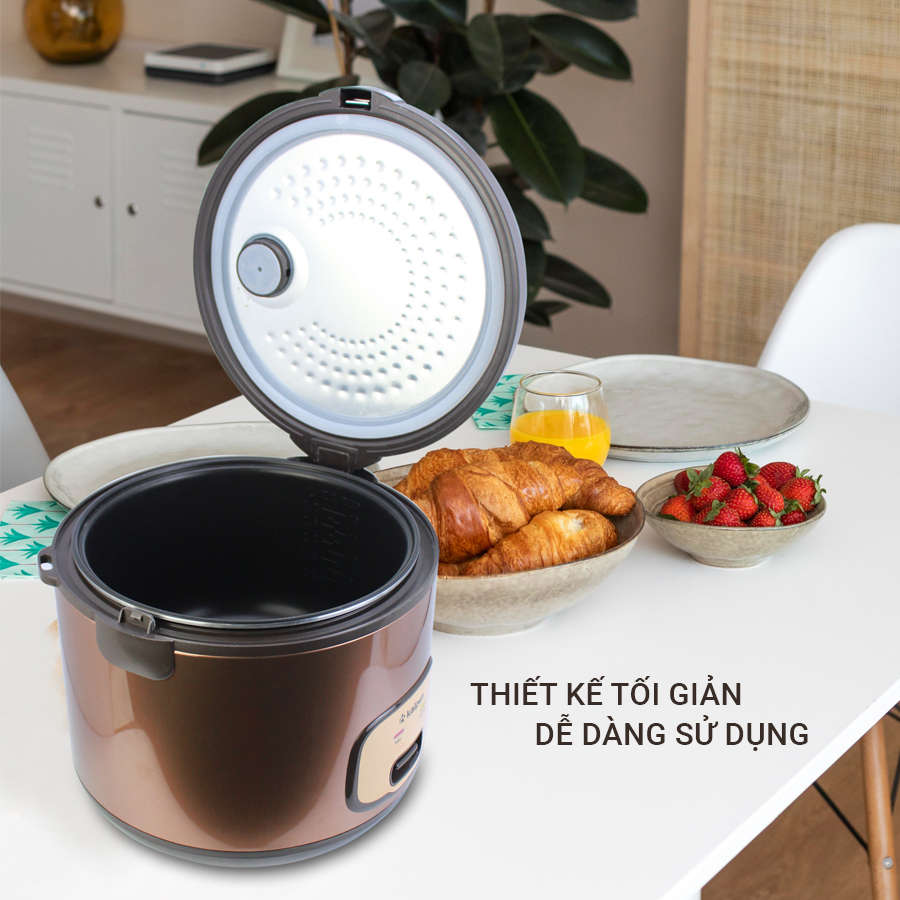 Nồi cơm điện cao cấp Kalpen R6 dung tích 3.2 lít công suất 1200W chuẩn hàng Đức - Hàng chính hãng