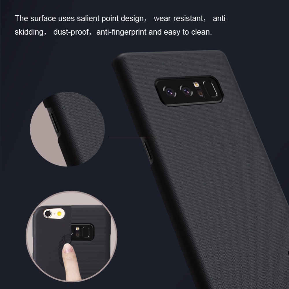 Ốp lưng sần cho Samsung Galaxy Note 8 Nillkin - Hàng chính hãng