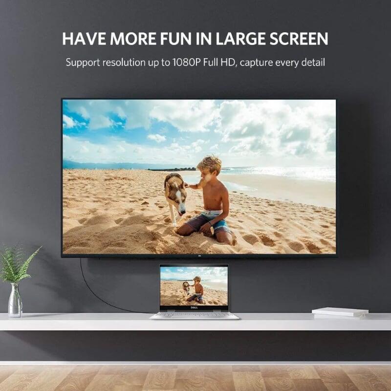 Ugreen UG10436MD101TK 3M màu Đen Cáp chuyển đổi Mini DP sang HDMI hỗ trợ phân phải 1080P - HÀNG CHÍNH HÃNG